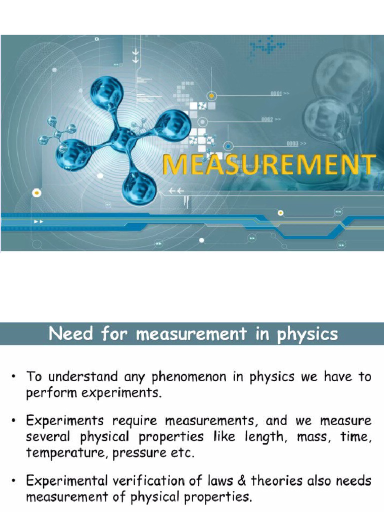 Measurement | PDF