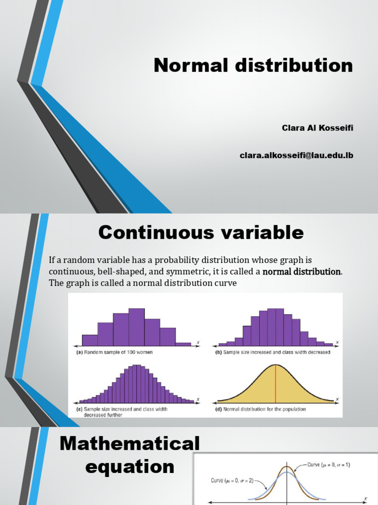 Normal Distribution | PDF | Normal Distribution | Probability Distribution