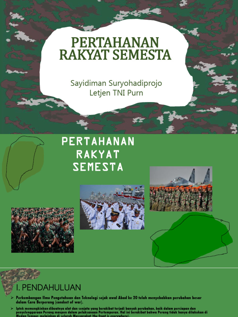 Pertahanan Rakyat Semesta Indonesia | PDF