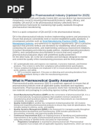 Role of DQA in Pharma Development | PDF | Business | Quality