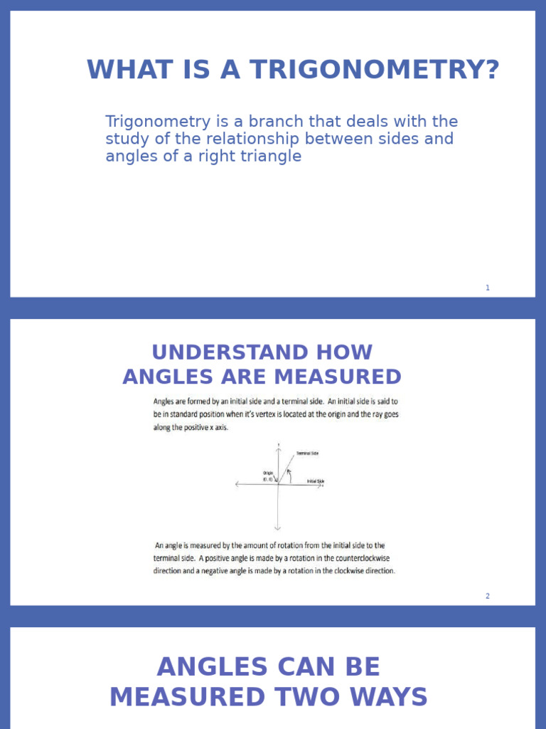 Understanding Trigonometry Basics | PDF | Trigonometry | Euclidean Geometry