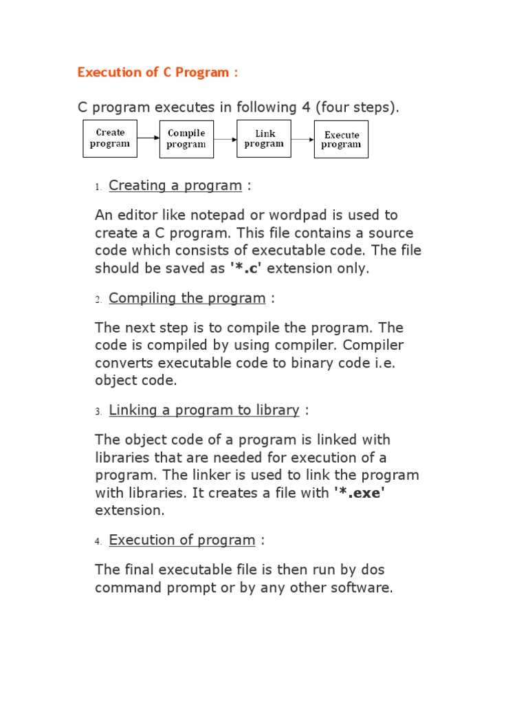 Execution of C Program | PDF | Control Flow | C (Programming Language)