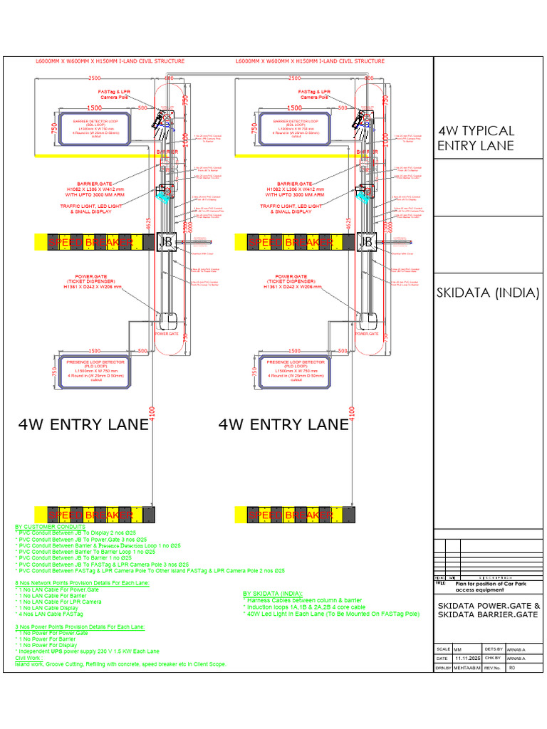 4W Typical Entry Schematic-Model-5 | PDF | Equipment | Electrical Wiring