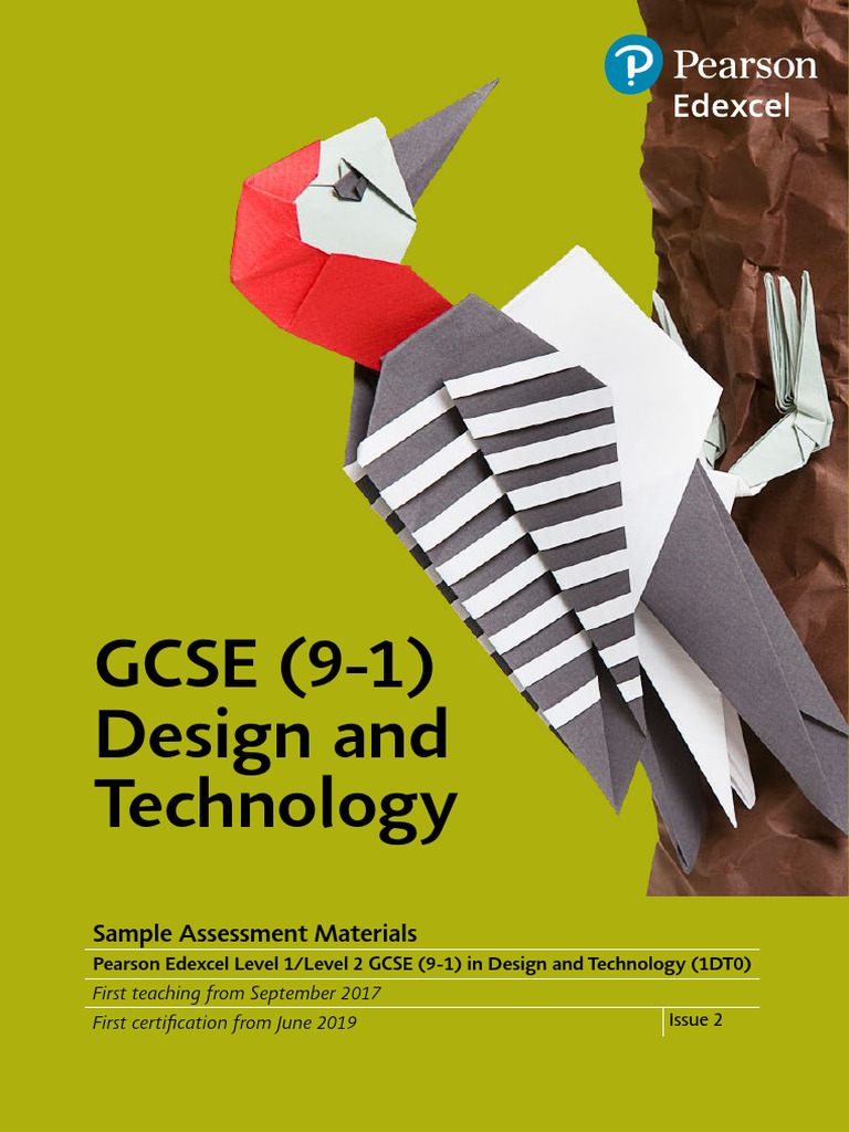 GCSE Design and Technology Sample Materials | PDF | Lever