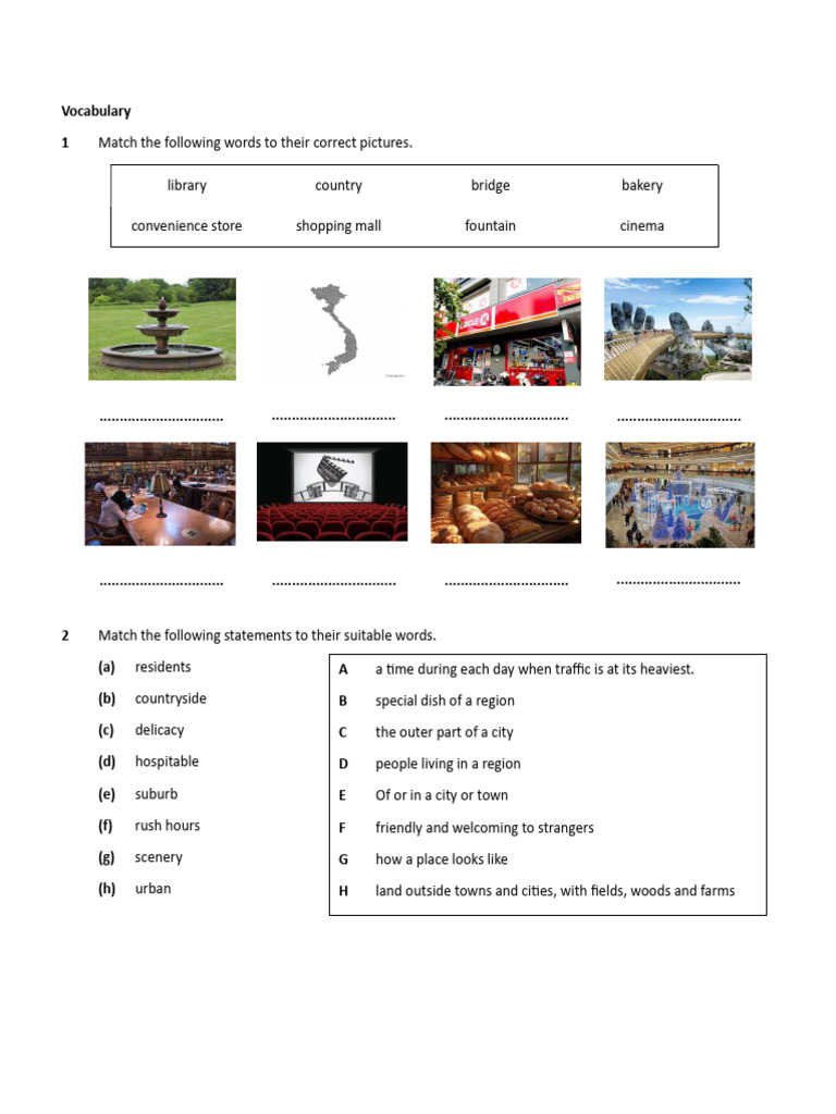 ITC - Pre-IELTS Phase - Unit 2 Exercise Notes | PDF | Hanoi | Vietnam
