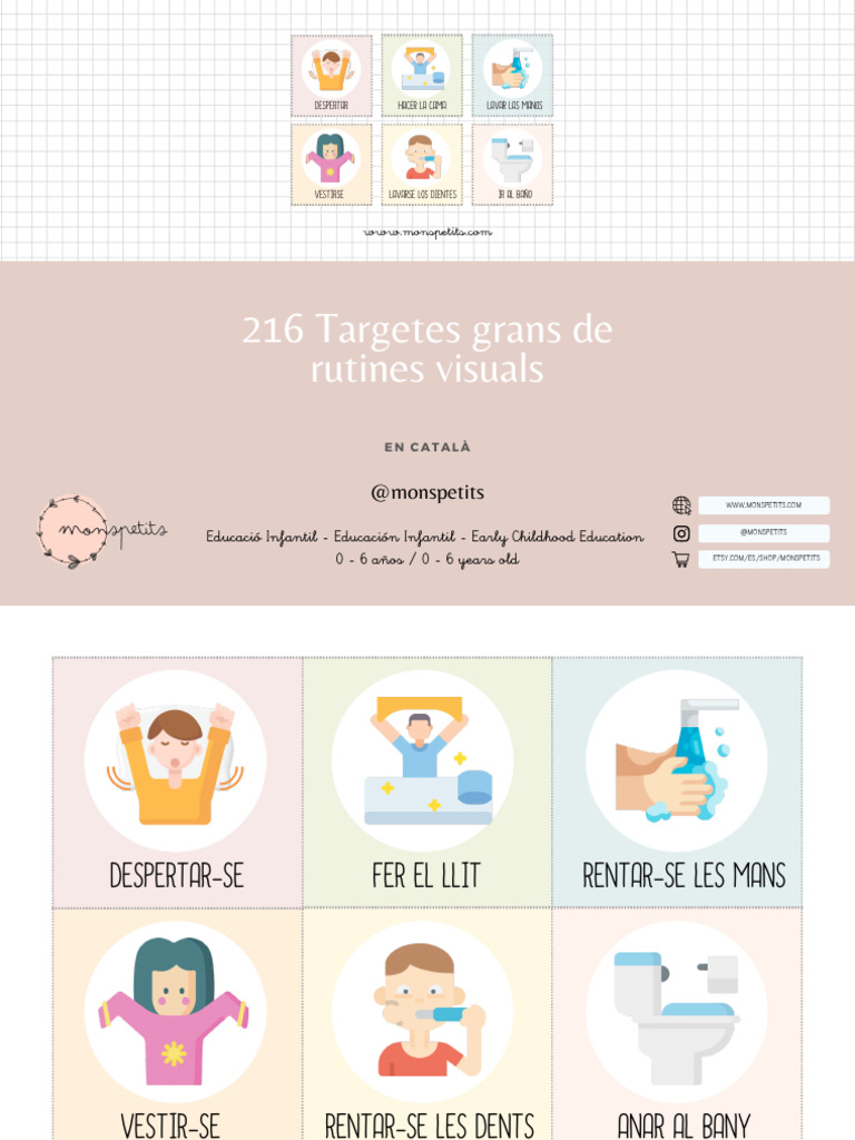 216 Targetesgransderutinesvisuals CATbymonspetits | PDF
