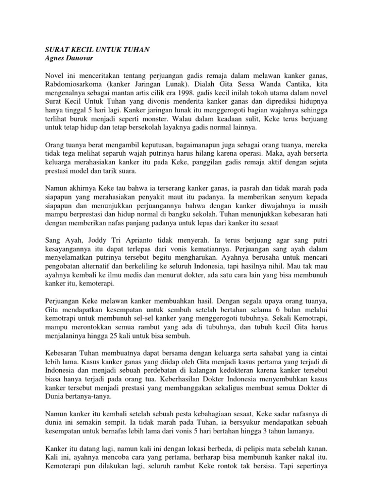 Surat Kecil Untuk Tuhan PDF