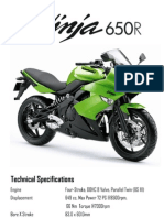 Ninja 650-Technical Specifications