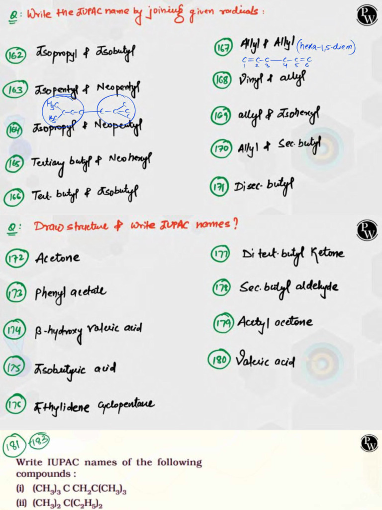 Iupac Nomenclature 10 Inverted | PDF