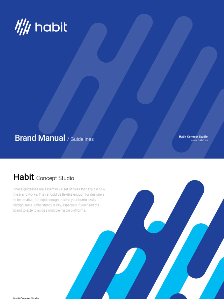 Habit Concept Studio Brand Guidelines | PDF | Communication Design ...