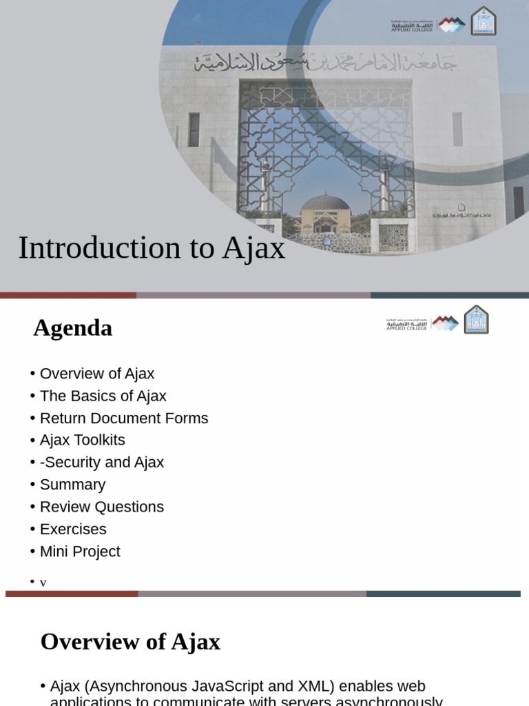 Ajax Basics and Security Overview | PDF | Ajax (Programming) | Computing