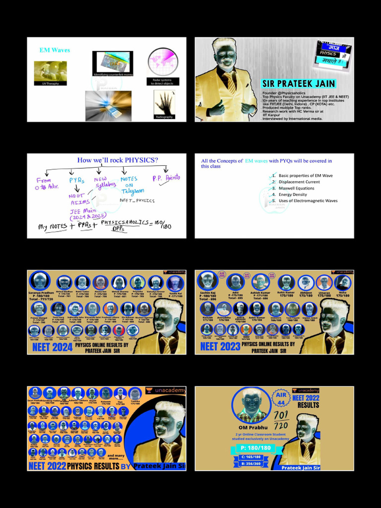 EM Waves Notes (2 Files Merged) | PDF