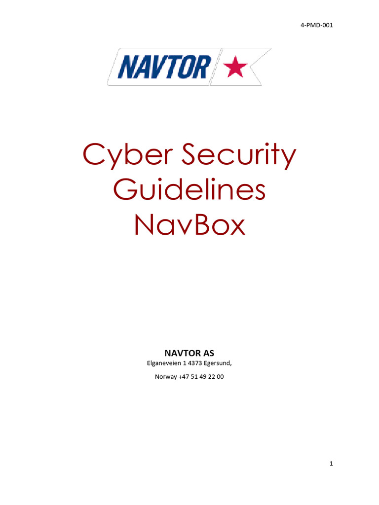 Cyber Security Guidelines for Ships | PDF | Computer Security | Security