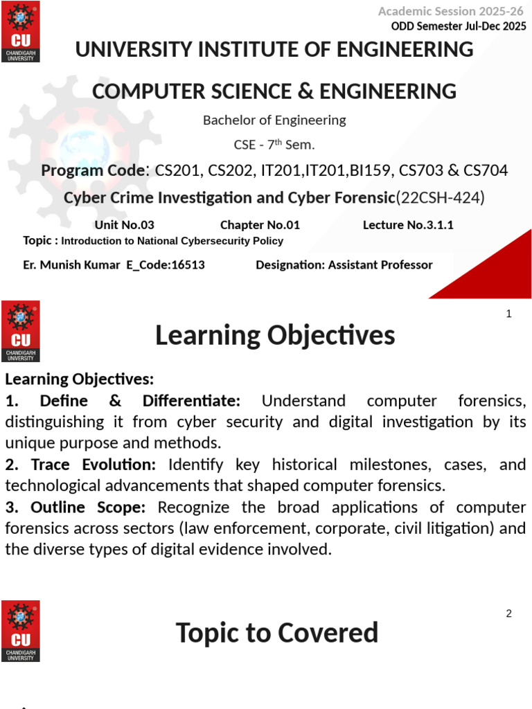 National Cybersecurity Policy Overview | PDF | Computer Security | Security