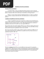 Equilibrium of The Firm and Industry