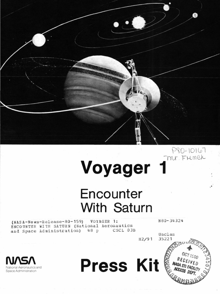 Voyager 1's Saturn Encounter Details | PDF | Saturn | Solar System