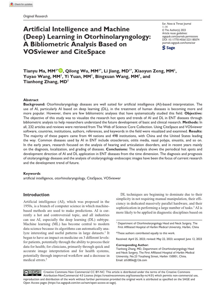 ML IA Ma Et Al 2023 Artificial Intelligence and Machine (Deep) Learning ...