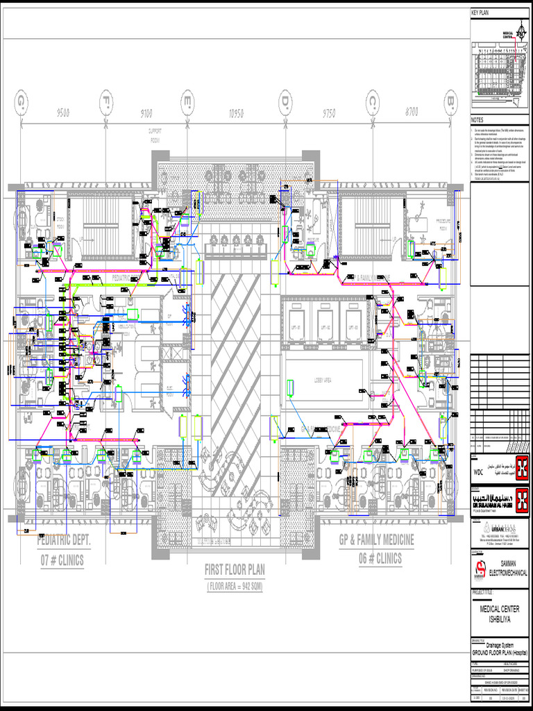 Ground Floor Plan for Medical Center | PDF