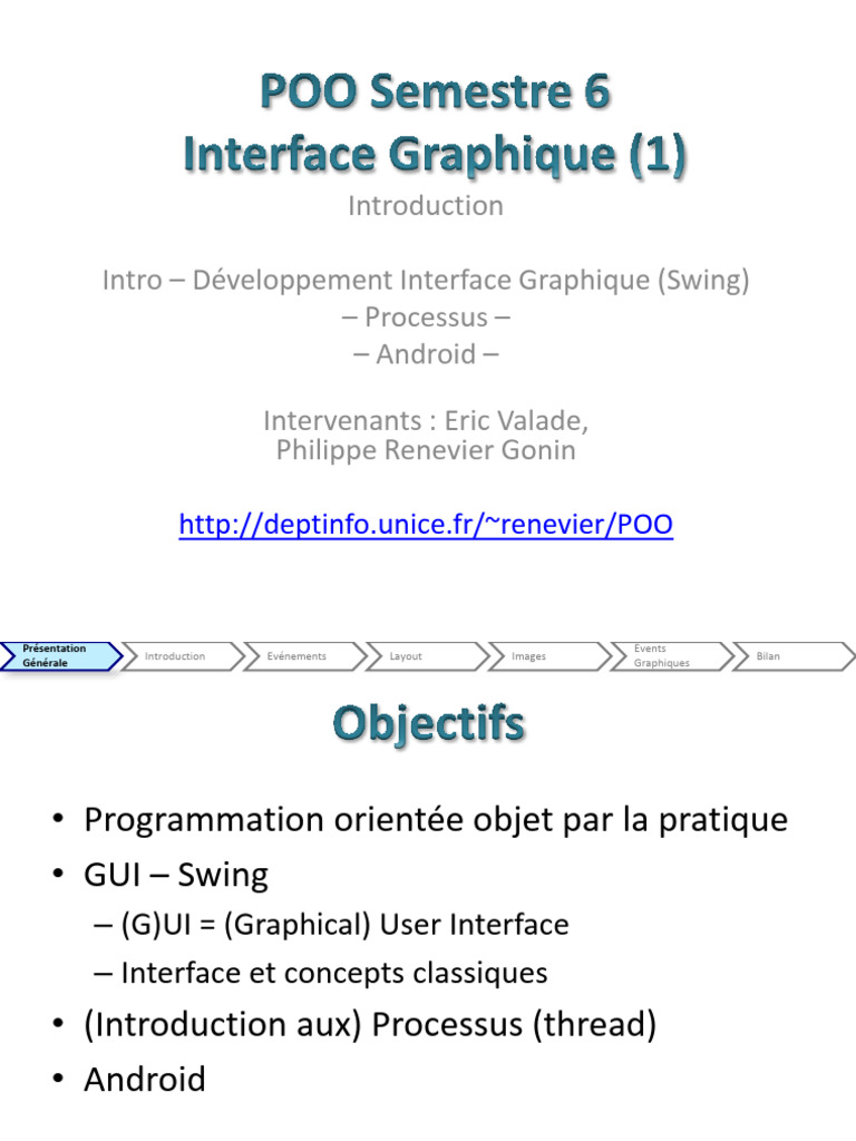 Introduction à Swing et UI en Java | PDF | Mise en page | Génie logiciel