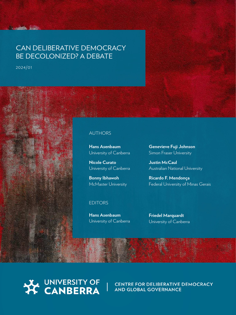 Decolonizing Deliberative Democracy Debate | PDF | Democracy ...