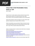 Download Trik N Tier Programming Vb6 OOP Bab Gratis by Hartoto Dinata SN95427735 doc pdf