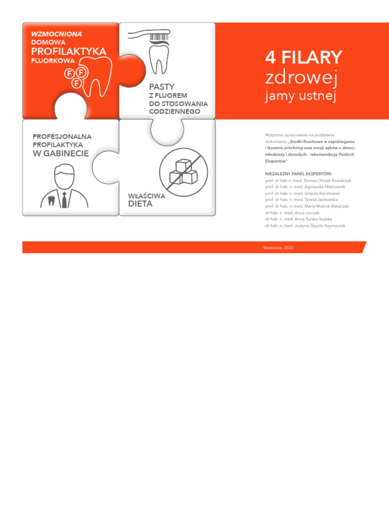 4 Filary Zdrowej Jamy Ustnej | PDF