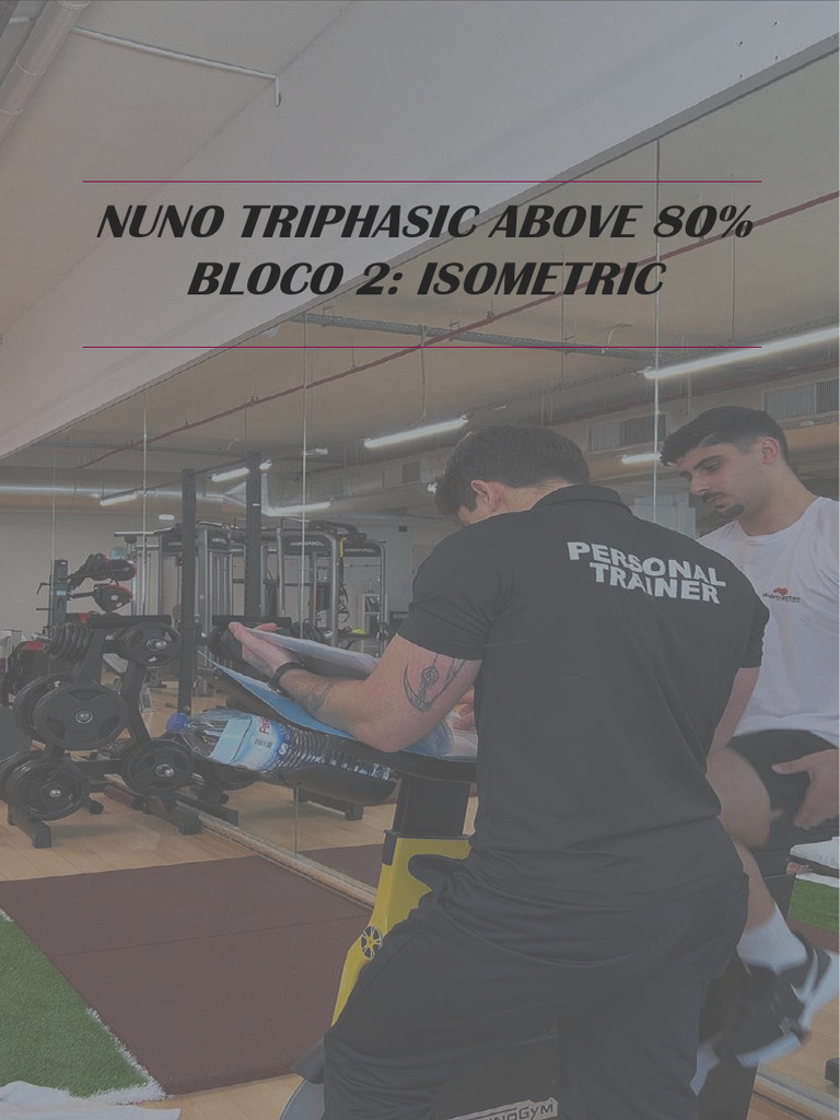 Nuno Triphasic 2º Block | PDF | Sports Science | Management Of Obesity
