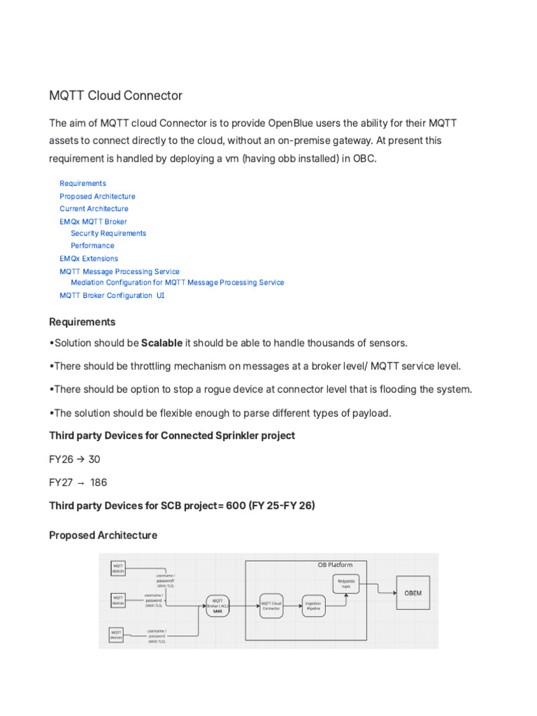 OBC MQTT Cloud Connector Latest | PDF | Software | Computing