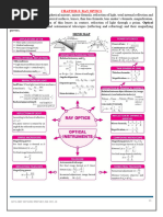 Ray Optics Derivations for Class 12 | PDF | Atomic | Optics