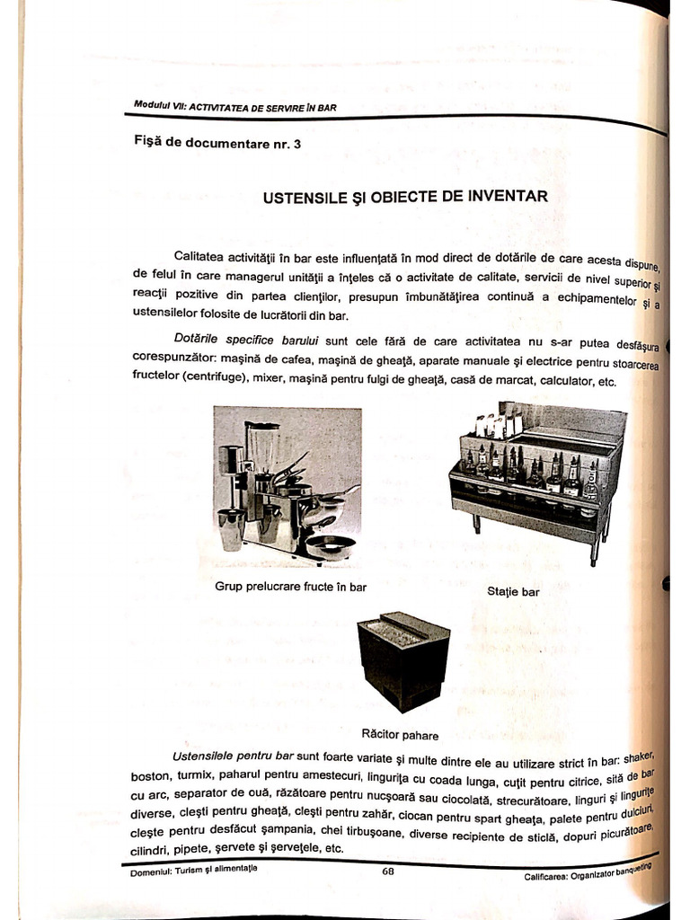 Ustensile Si Obiecte de Inventar | PDF
