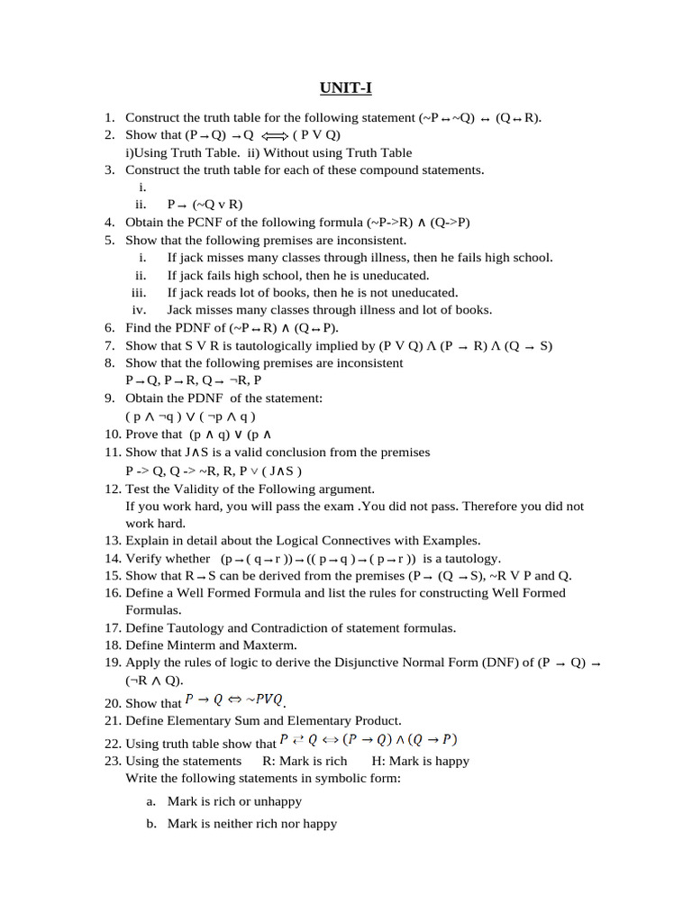 DMGT QB | PDF | Logic | Mathematics