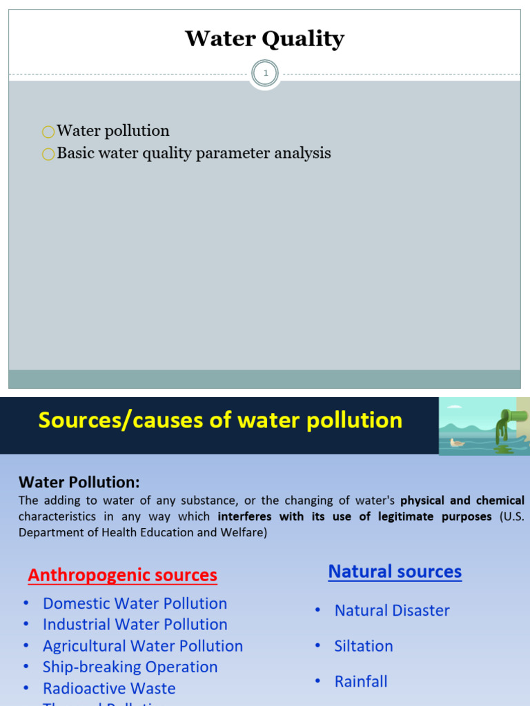 Water Quality | PDF | Ph | Water Pollution