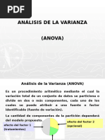Fórmulas y Ejemplo de Tabla ANOVA | PDF