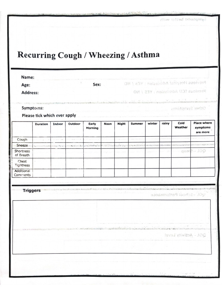 Recurring Cough | PDF