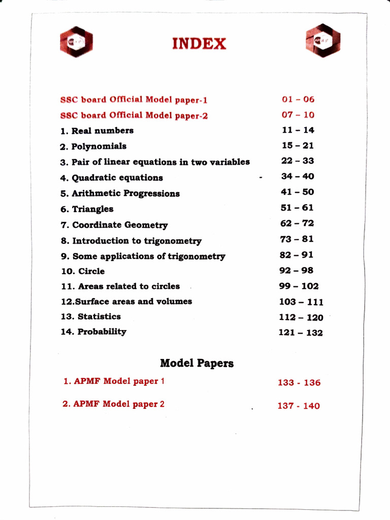 GANITHA DEEPTHI 10th Class 2025-26 PDF Merged | PDF | Polynomial ...