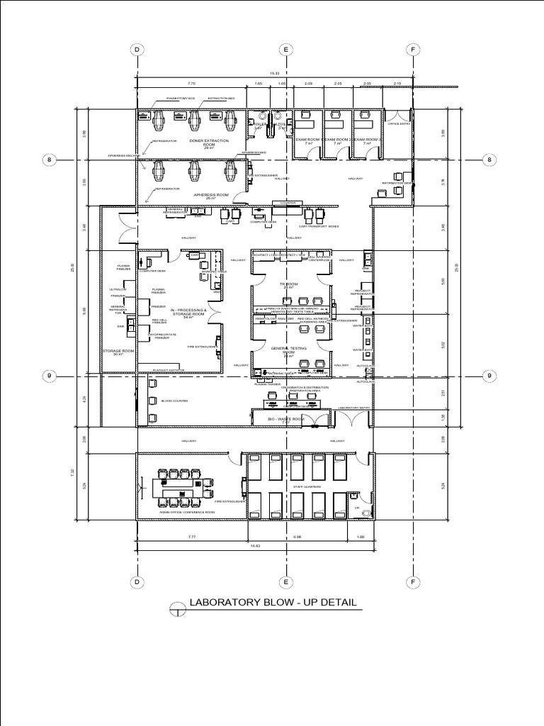 Laboratory Room Layout and Specifications | PDF | Blood Plasma ...