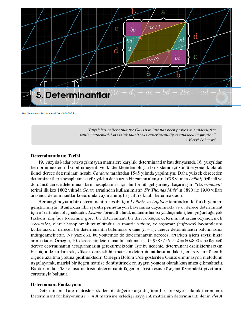 Determinant | PDF