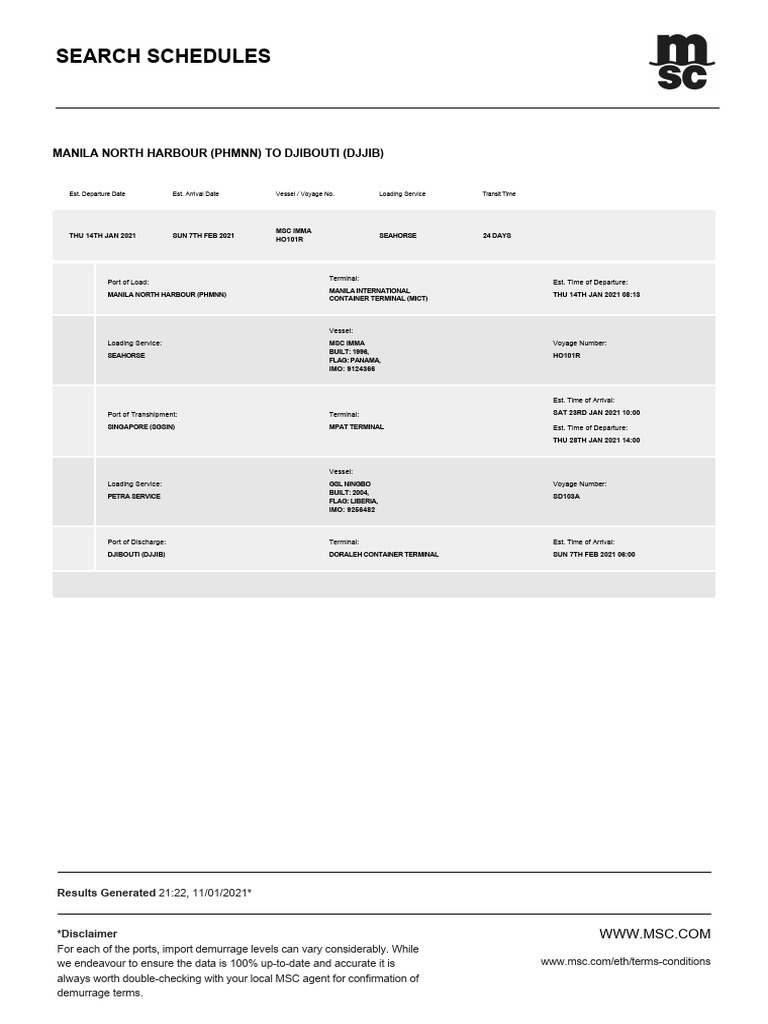 PHMNN Djjib 1610396581822 | PDF | Ships | Shipping