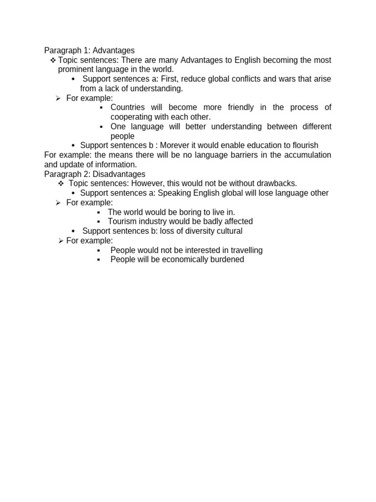 Pros and Cons of Global English Use | PDF