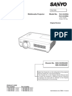 Service Manual: Multimedia Projector Model No
