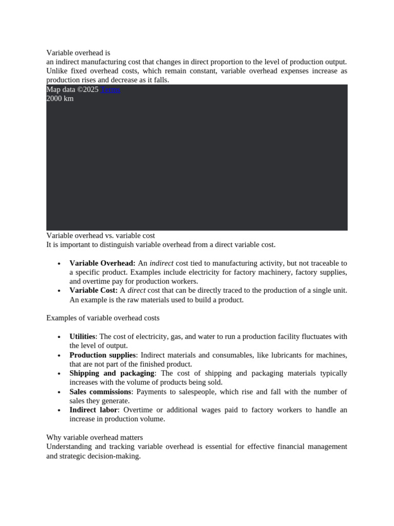 Understanding Variable Overhead Costs | PDF | Labour Economics | Economies