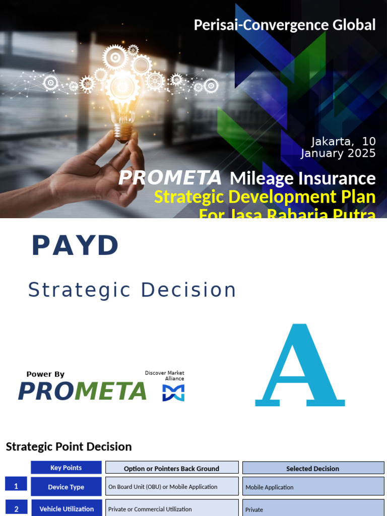 PROMETA Mileage Insurance Strategy Plan | PDF | Insurance | Vehicle ...