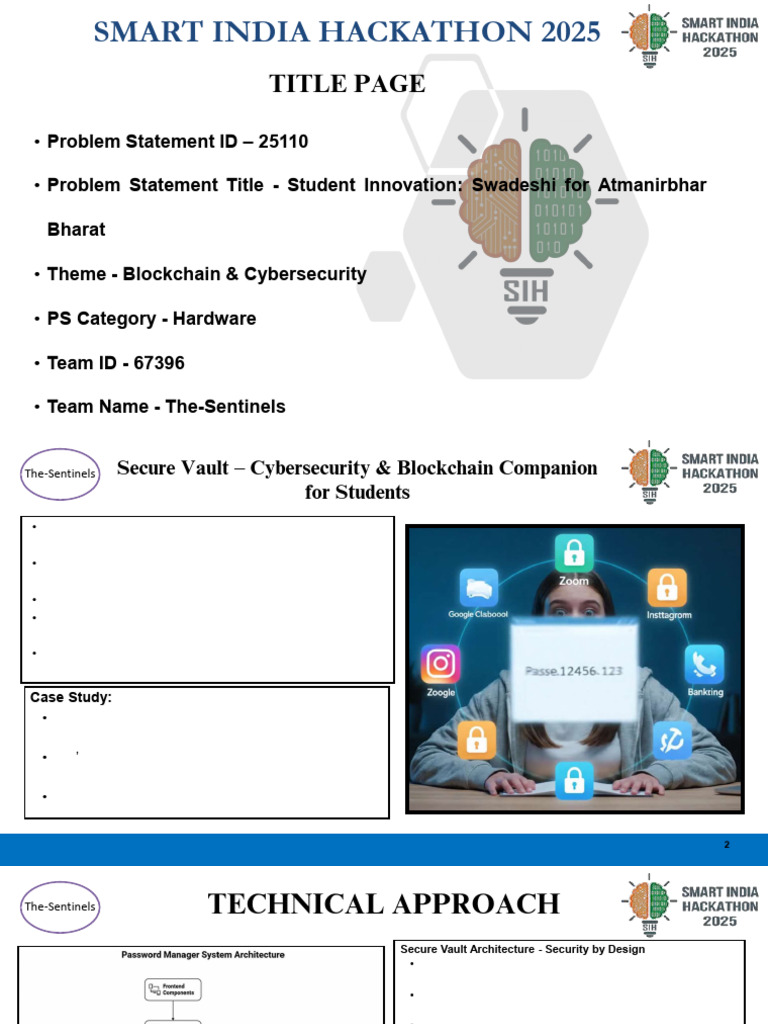 Secure Vault: Student Cybersecurity Solution | PDF | Password | Security