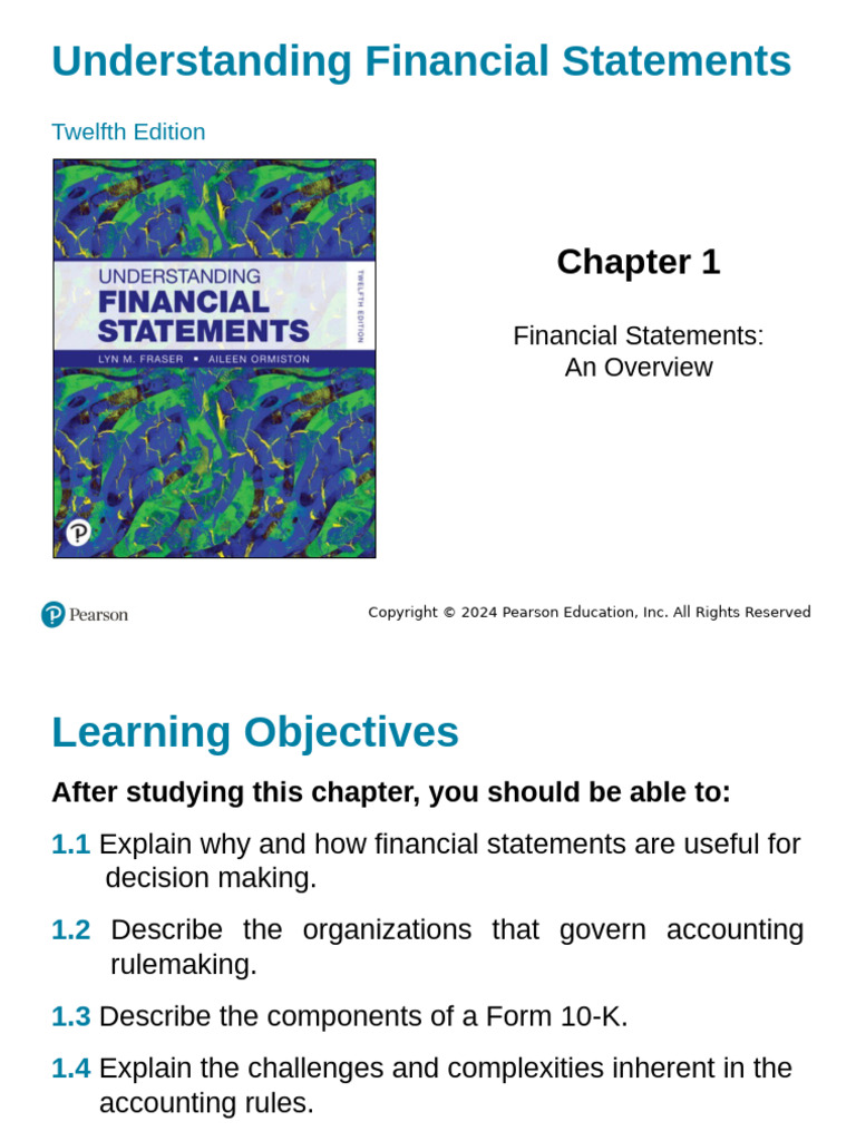Overview of Financial Statements | PDF | Generally Accepted Accounting ...