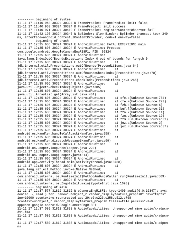 Log Cat 1762855957530 | PDF | Computer Programming | Software