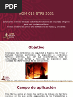 Norma NOM-015-STPS-2001: Condiciones Térmicas | PDF | Temperatura | Calor