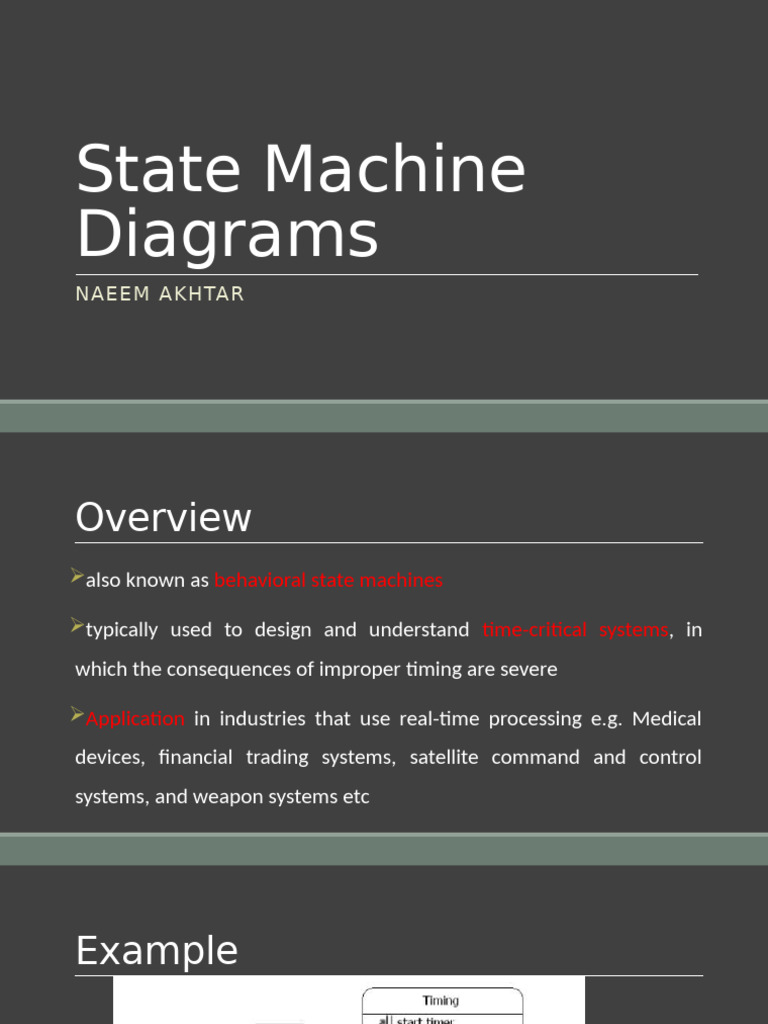 State Machine Diagrams | PDF