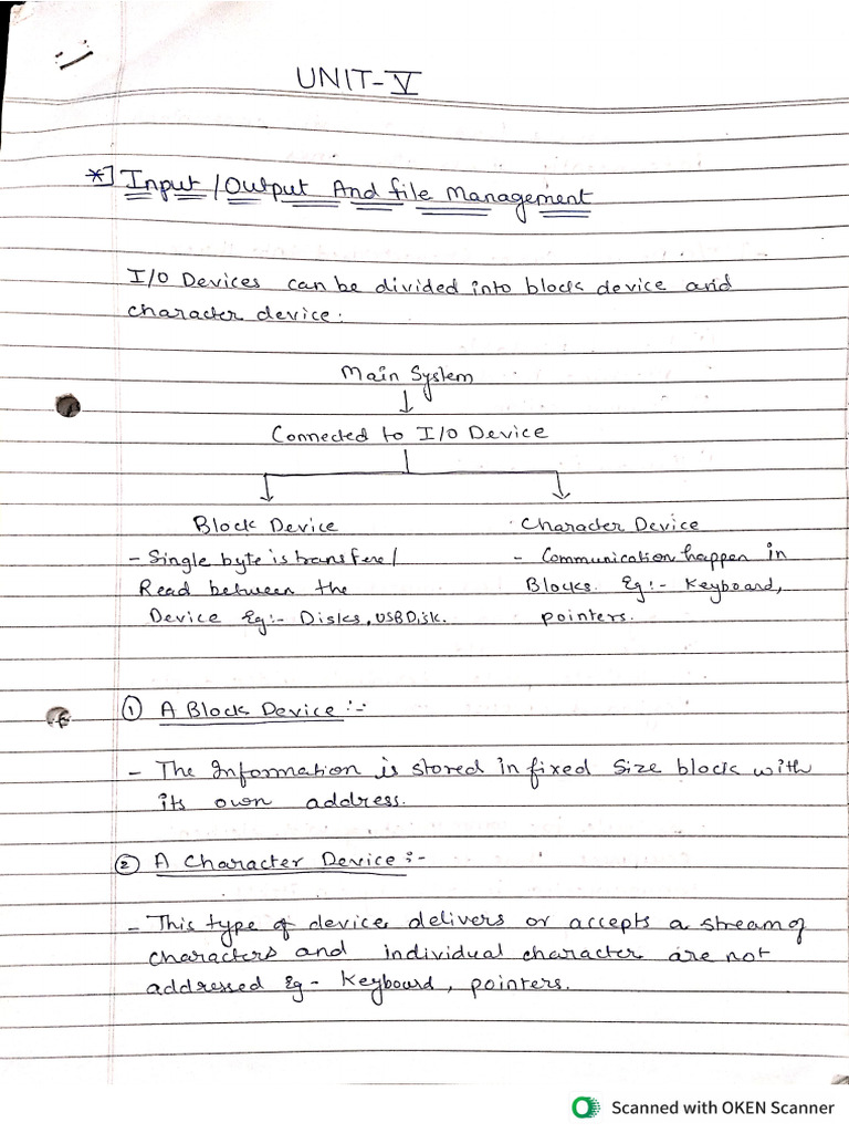 OS Unit-5 Notes | PDF