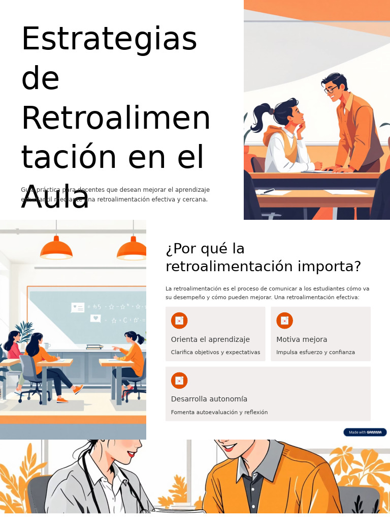 Estrategias de Retroalimentacion en El Aula | PDF | Aprendizaje ...