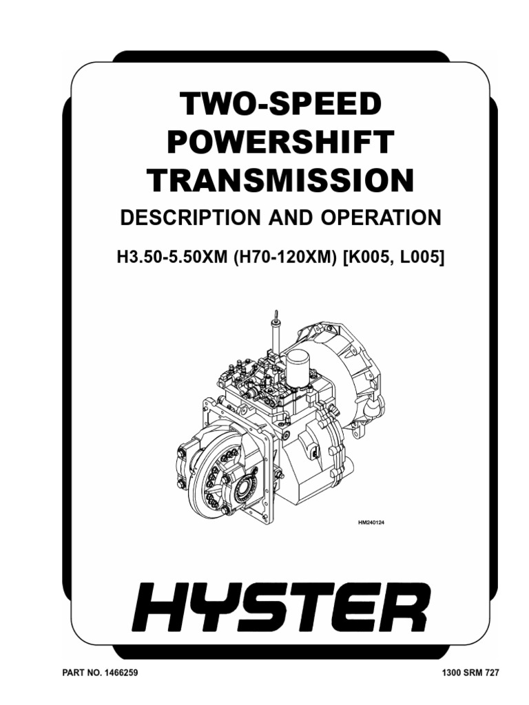 Two-Speed Powershift Transmission: Description and Operation | PDF ...